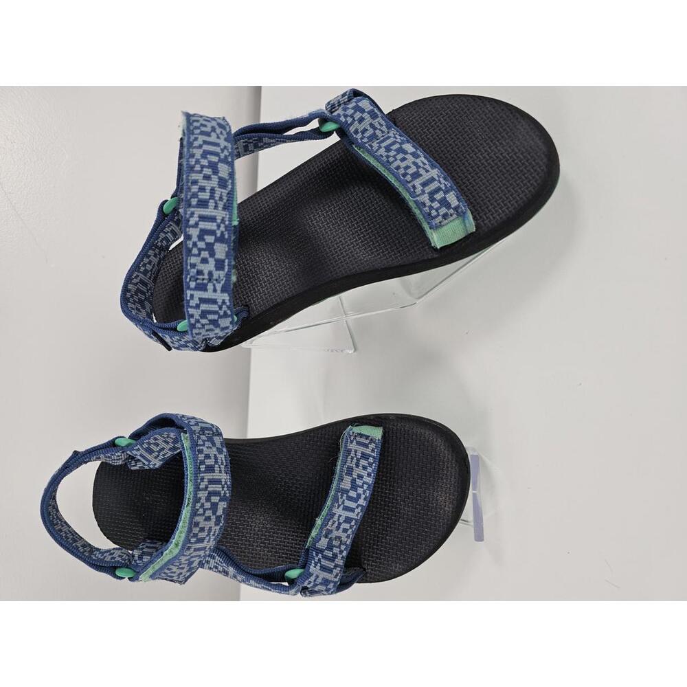 Teva  Kids Blue Patterned Adjustable Strap Sandals
